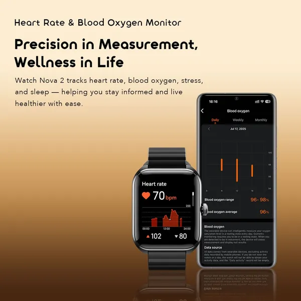 Oraimo Watch Nova 2 OSW-814 Smartwatch - Image 7