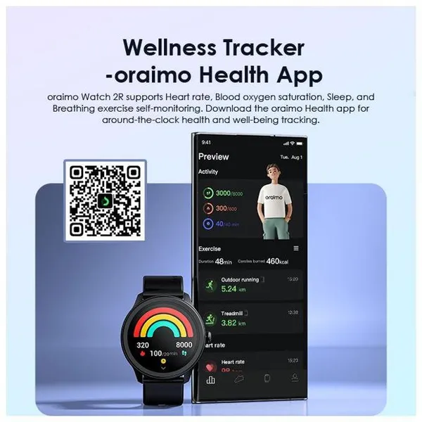 Oraimo Watch 2R OSW-30 Smartwatch - Image 3