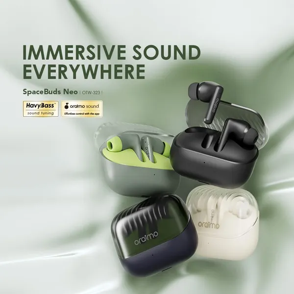 Oraimo SpaceBuds Neo Spatial Audio Earbuds - Image 2