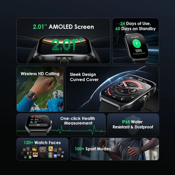 Oraimo Watch Nova AM OSW-812 Smartwatch - Image 3